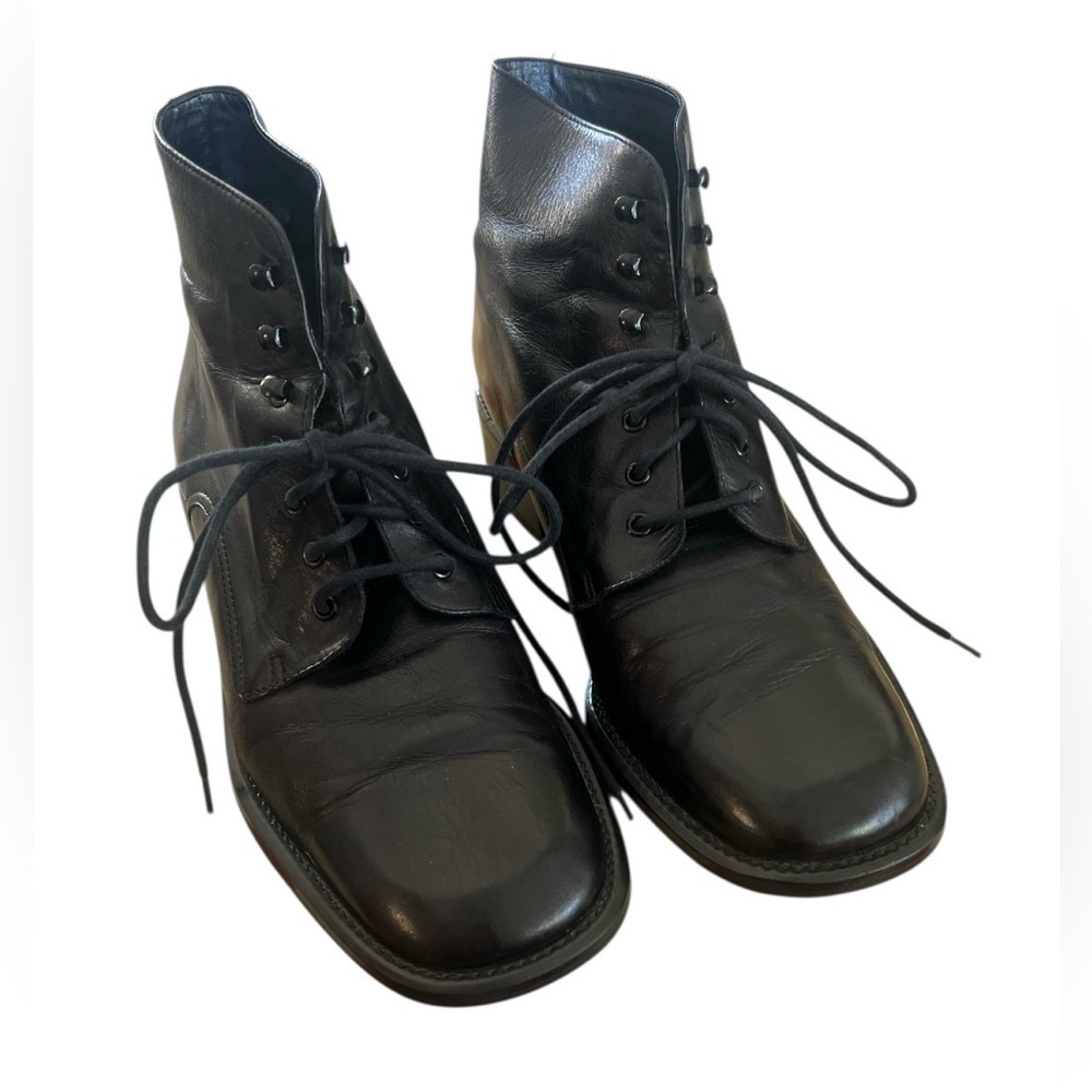 NINE WEST - Black Leather Women’s Boots